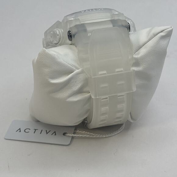Activa Sync X Invicta Digital Unisex Watch 50mm Iridescent Bezel Frost White NEW main image 4